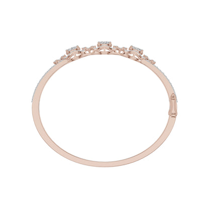 Elyssia Link Diamond Kada Bracelet