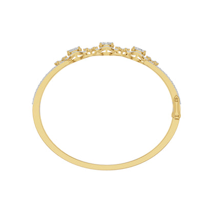 Elyssia Link Diamond Kada Bracelet