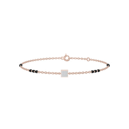 Quadrinelle Diamond Mangalsutra Bracelet