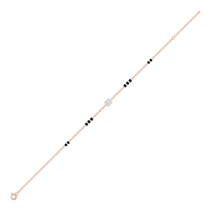 Quadrinelle Diamond Mangalsutra Bracelet