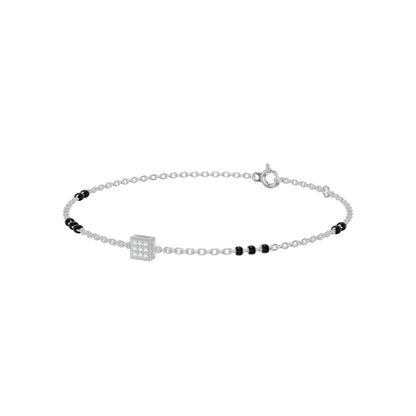 Quadrinelle Diamond Mangalsutra Bracelet