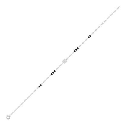 Quadrinelle Diamond Mangalsutra Bracelet