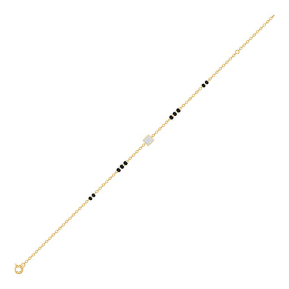 Quadrinelle Diamond Mangalsutra Bracelet