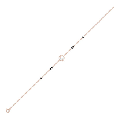 Hexalyria Charm Diamond Mangalsutra Bracelet