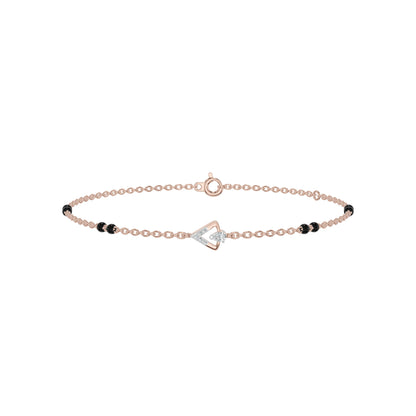 Triarelle Charm Diamond Mangalsutra Bracelet