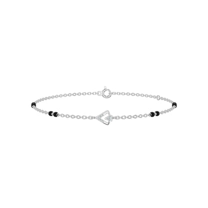 Triarelle Charm Diamond Mangalsutra Bracelet
