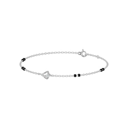 Triarelle Charm Diamond Mangalsutra Bracelet