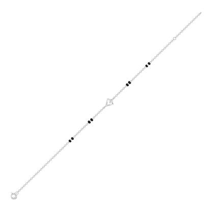 Triarelle Charm Diamond Mangalsutra Bracelet