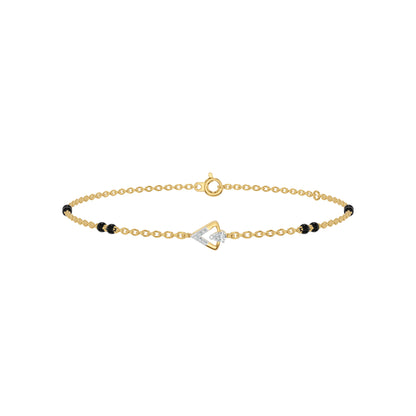Triarelle Charm Diamond Mangalsutra Bracelet