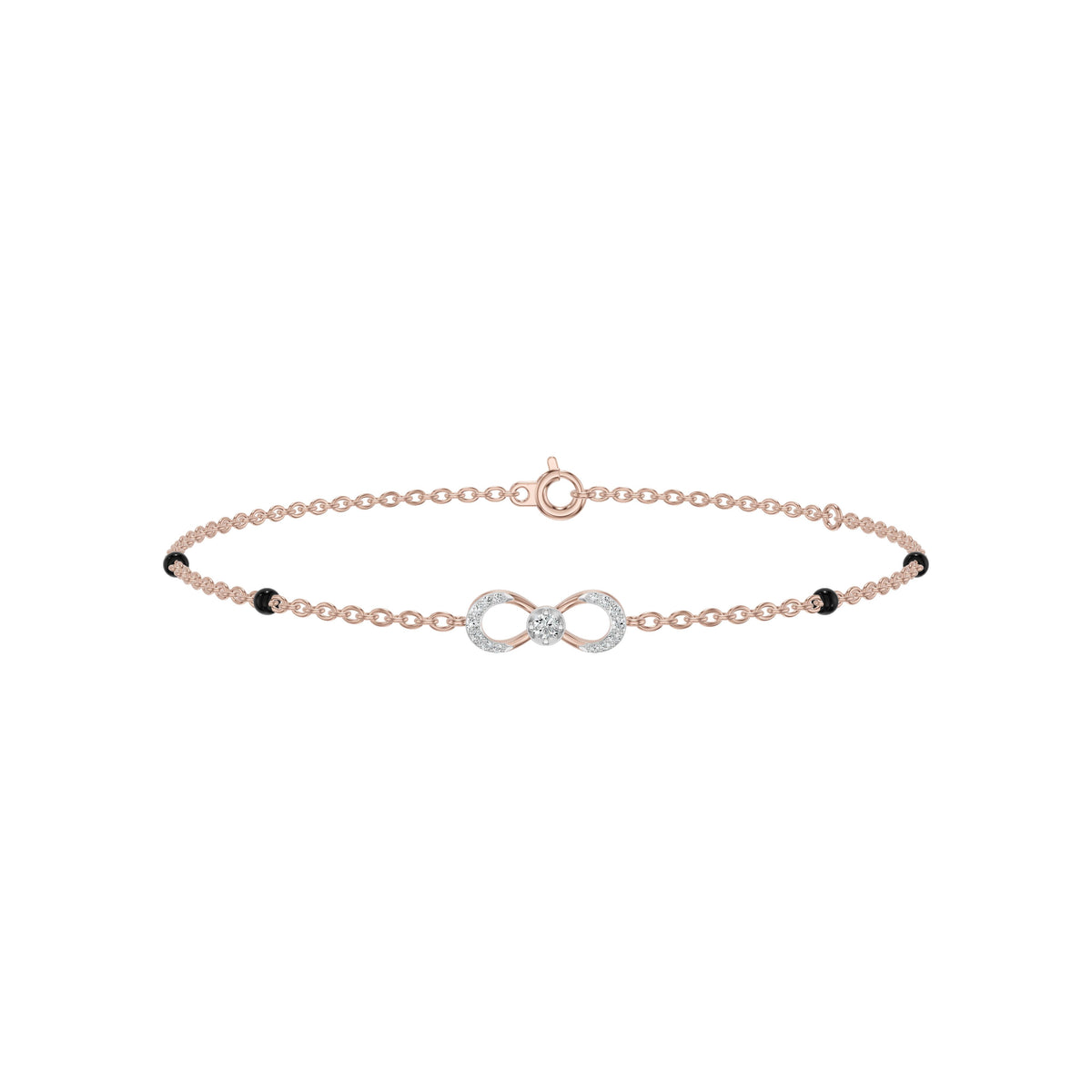 Infivelle Loop Diamond Mangalsutra Bracelet