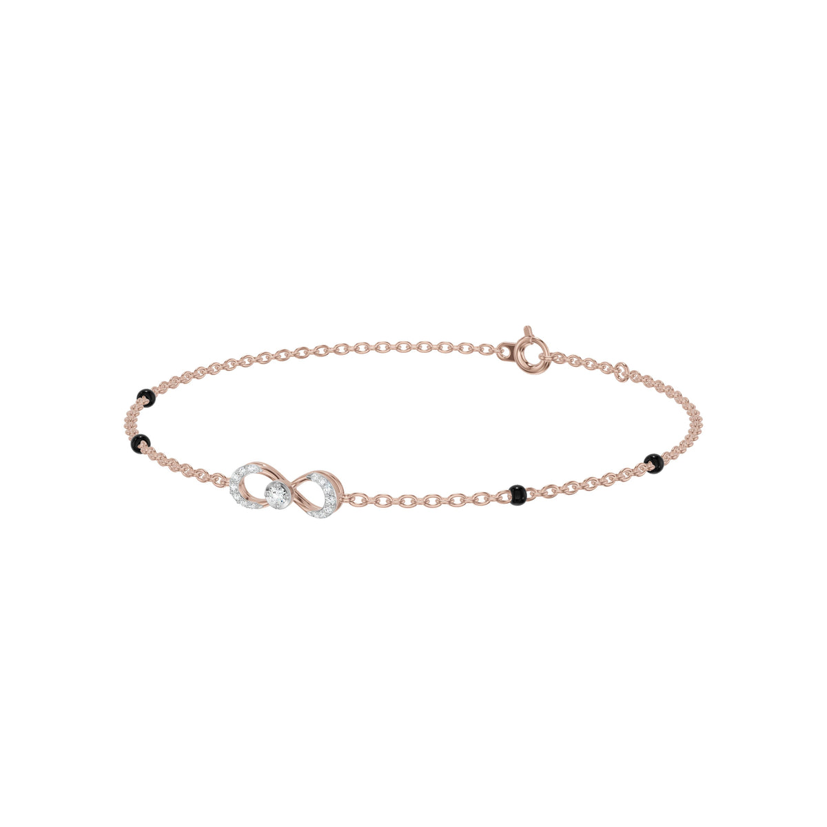 Infivelle Loop Diamond Mangalsutra Bracelet