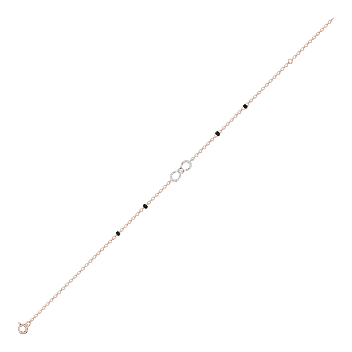 Infivelle Loop Diamond Mangalsutra Bracelet