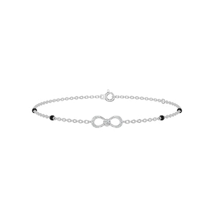 Infivelle Loop Diamond Mangalsutra Bracelet