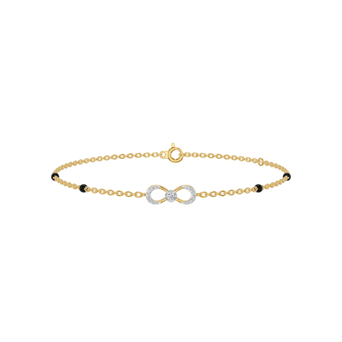 Infivelle Loop Diamond Mangalsutra Bracelet