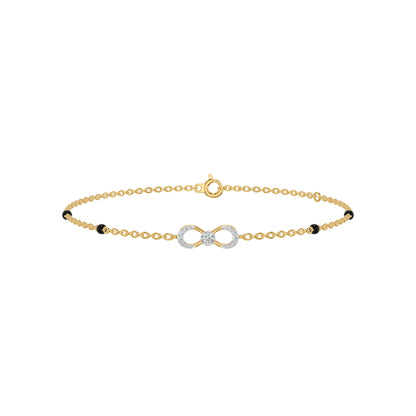 Infivelle Loop Diamond Mangalsutra Bracelet