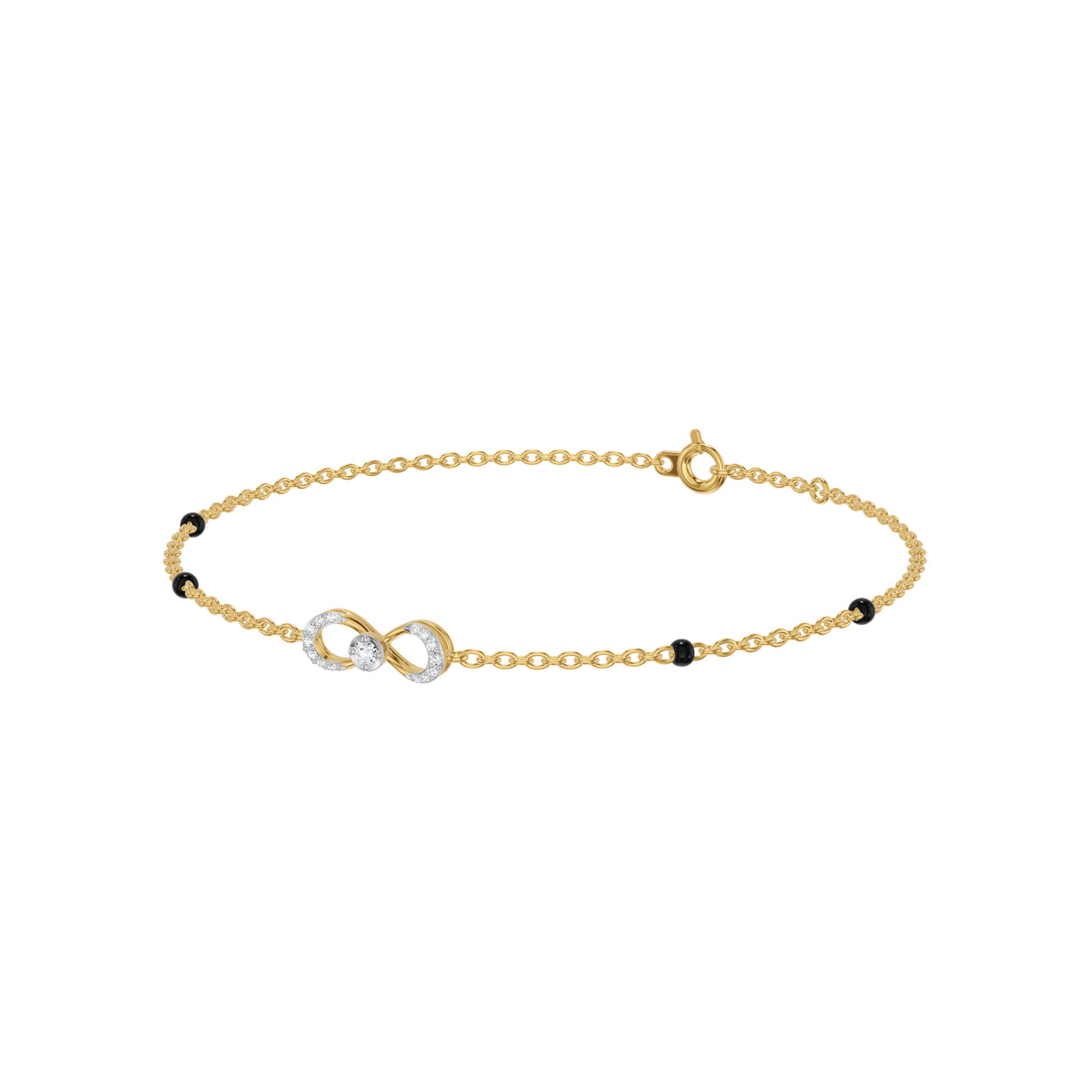 Infivelle Loop Diamond Mangalsutra Bracelet