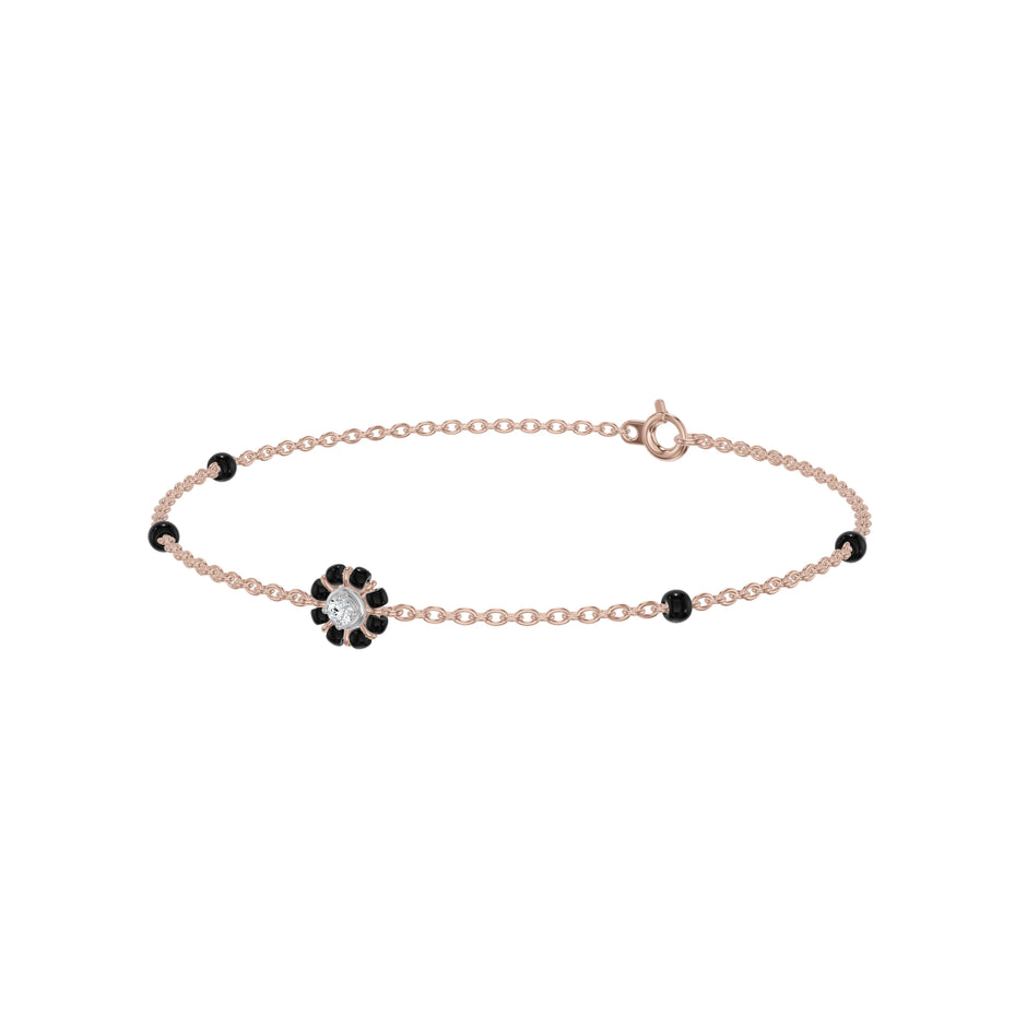 Noiravina Bloom Diamond Mangalsutra Bracelet