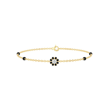 Noiravina Bloom Diamond Mangalsutra Bracelet