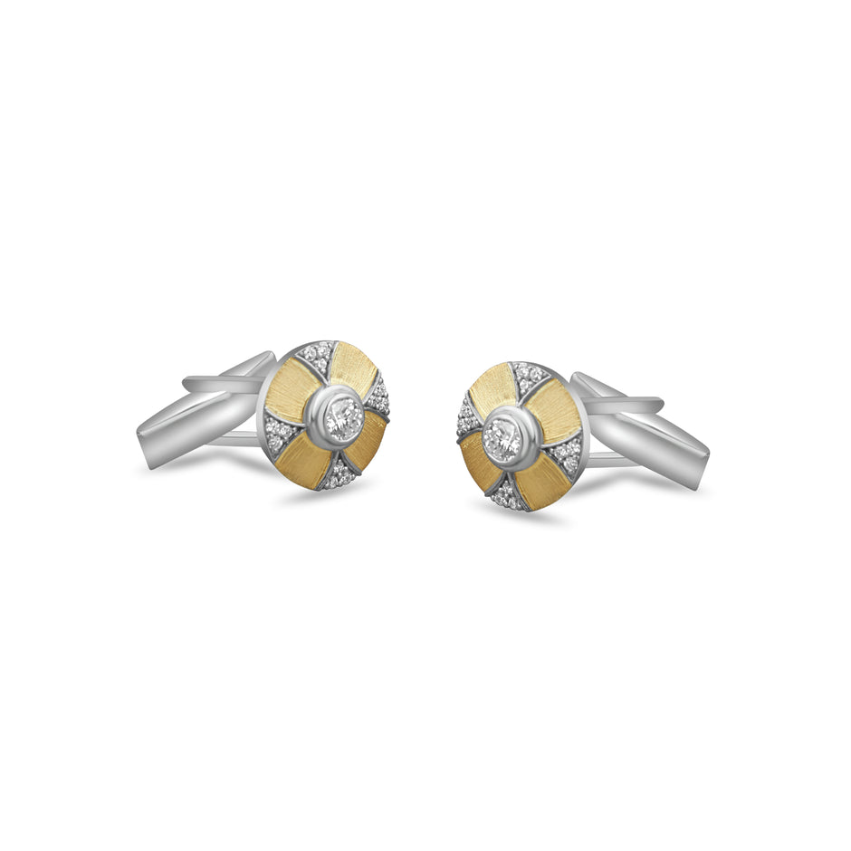 The Compass Diamond Cufflinks