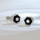 Hexagon Drop Diamond Cufflinks