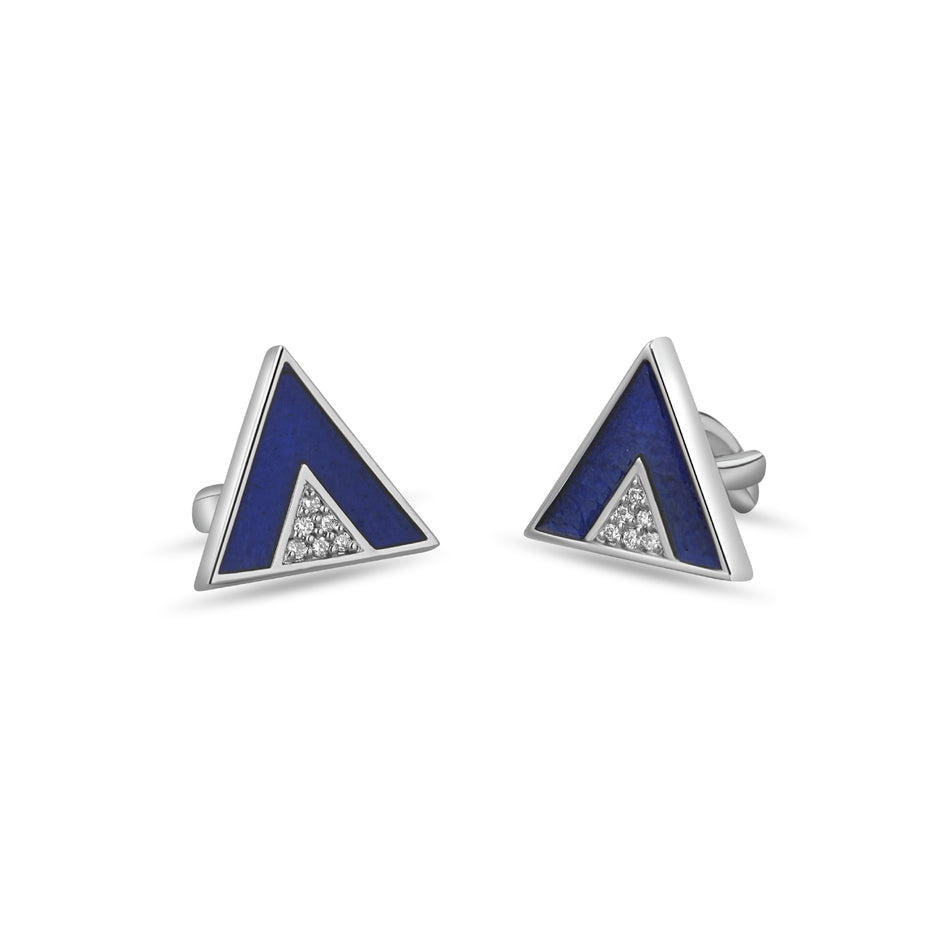 Dual Trio Diamond Cufflinks