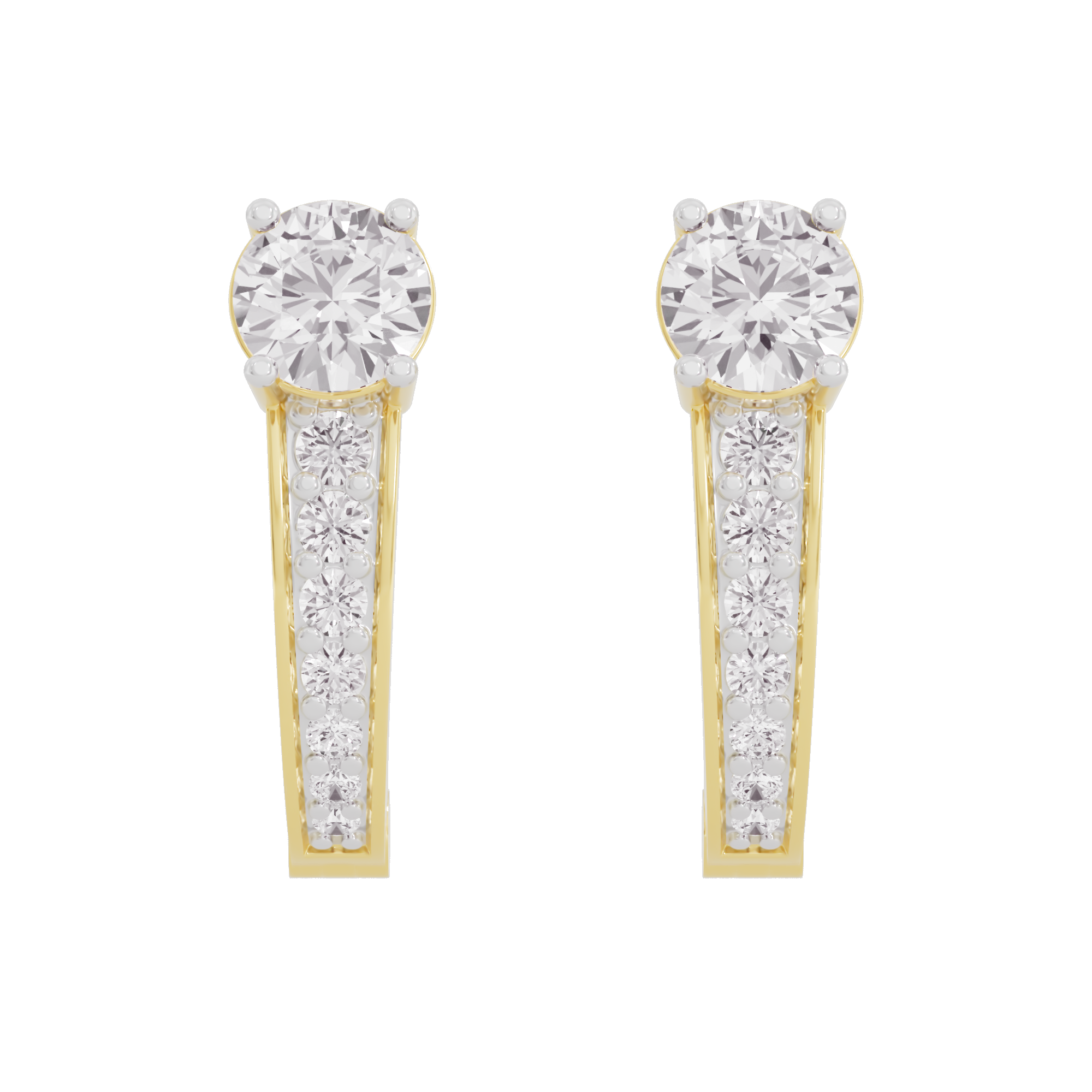 Regal Reflection Diamond Earrings