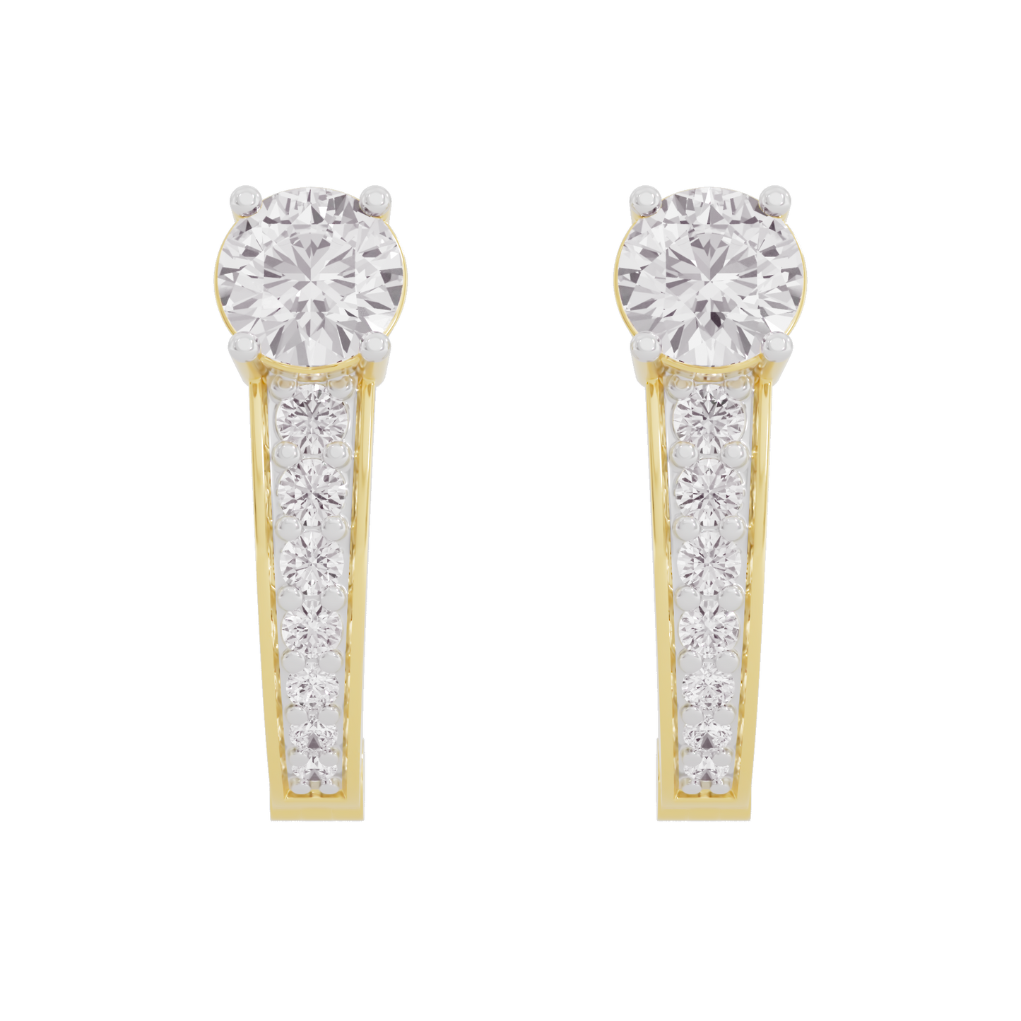 Regal Reflection Diamond Earrings