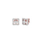 Serene Sophistication Diamond Earrings 18 KT / Rose Gold