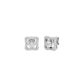 Serene Sophistication Diamond Earrings 18 KT / White Gold
