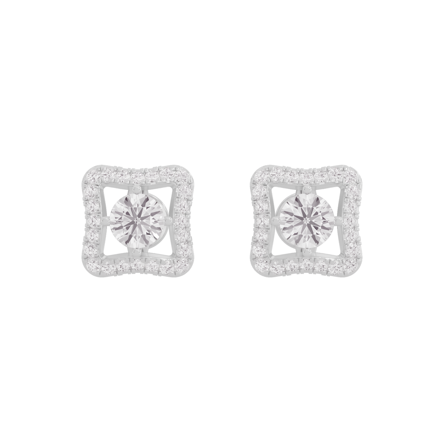 Serene Sophistication Diamond Earrings