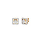 Serene Sophistication Diamond Earrings 18 KT / Yellow Gold