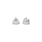 Triangular Trellis Diamond Earrings 18 KT / White Gold
