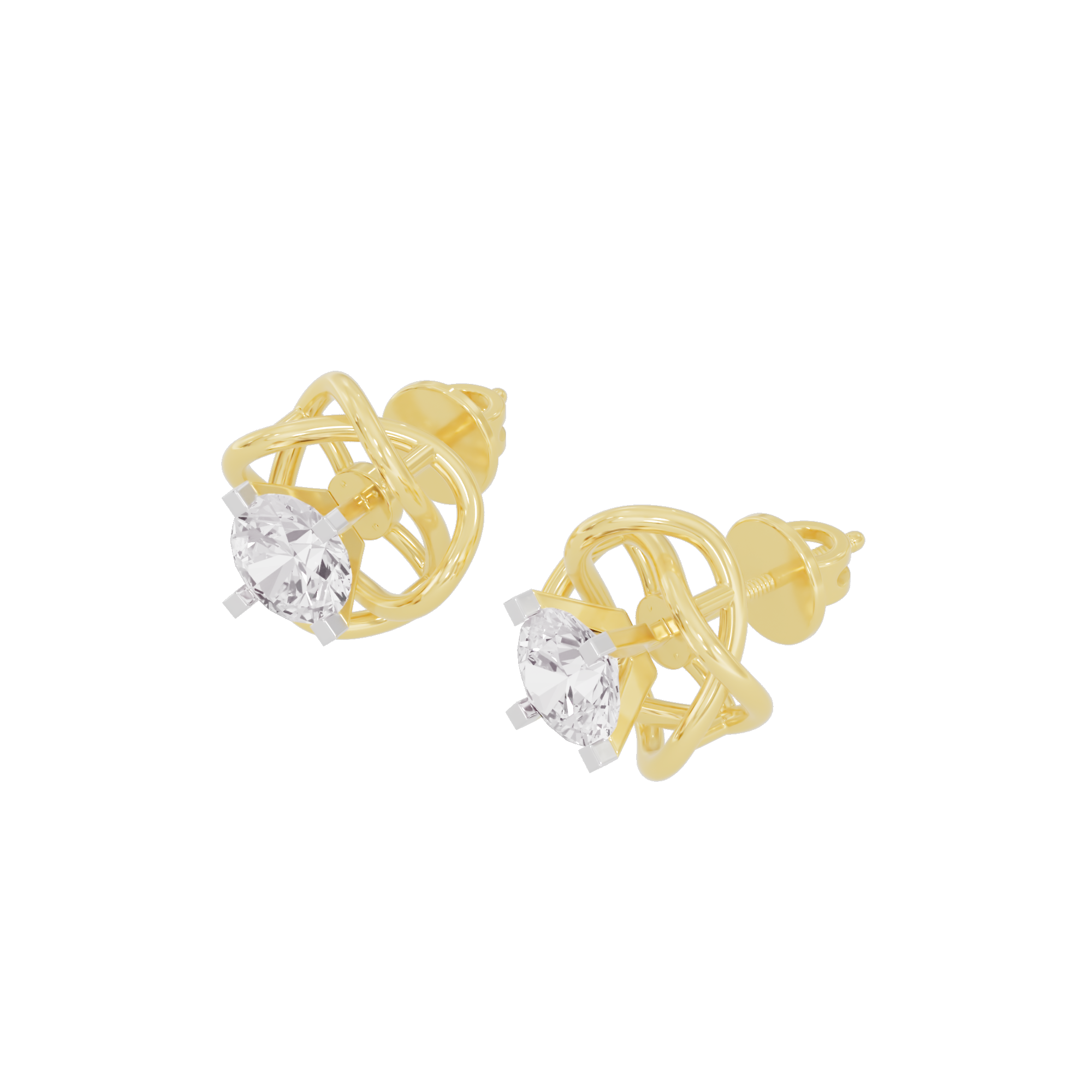 Regal Resplendence Diamond Earrings