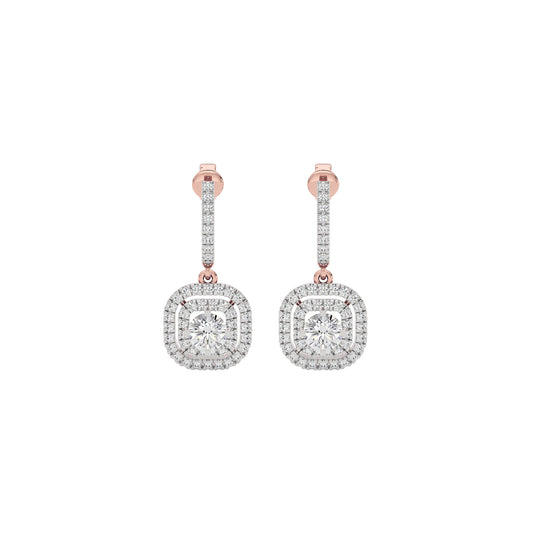 Opulent Oasis Graceful Earrings 18 KT / Rose Gold