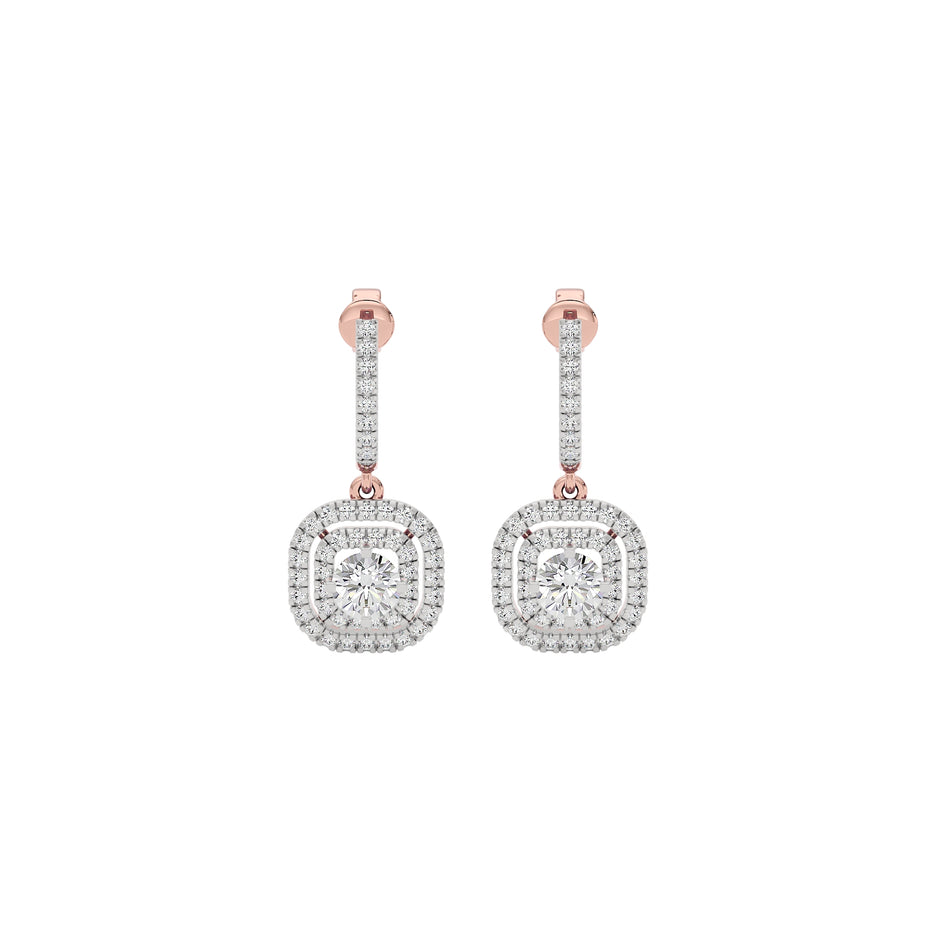 Opulent Oasis Graceful Earrings 18 KT / Rose Gold