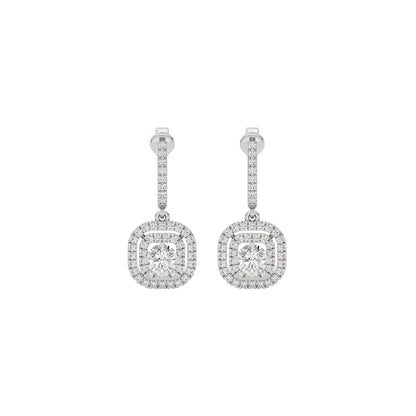 Opulent Oasis Graceful Earrings 18 KT / White Gold
