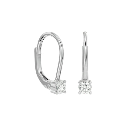 Sparkling Dewdrop Diamond Earrings