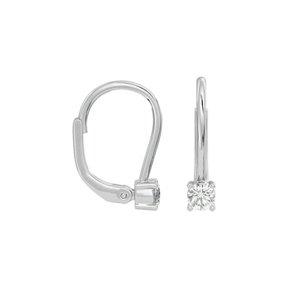 Sparkling Dewdrop Diamond Earrings