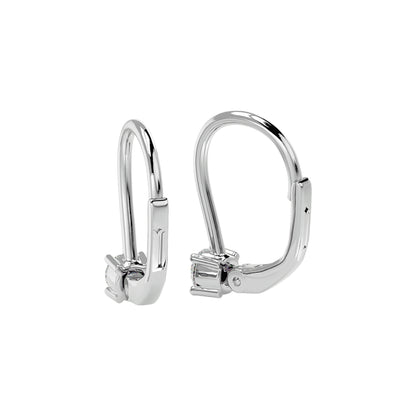 Sparkling Dewdrop Diamond Earrings