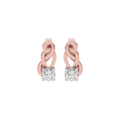 Eterna Eclat Diamond Earrings 18 KT / Rose Gold
