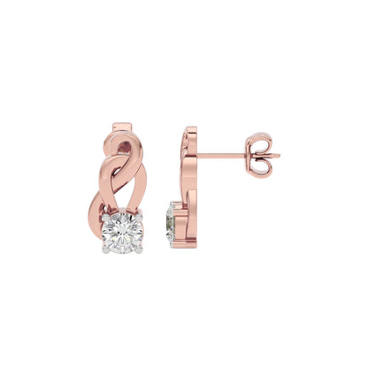 Eterna Eclat Diamond Earrings 18 KT / Rose Gold