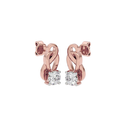 Eterna Eclat Diamond Earrings 18 KT / Rose Gold