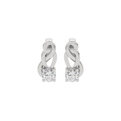 Eterna Eclat Diamond Earrings 18 KT / White Gold