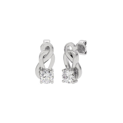 Eterna Eclat Diamond Earrings 18 KT / White Gold
