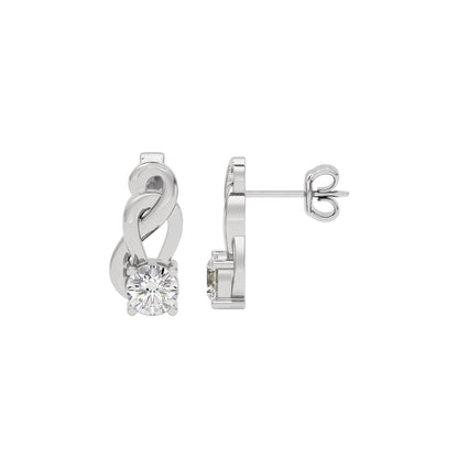 Eterna Eclat Diamond Earrings 18 KT / White Gold
