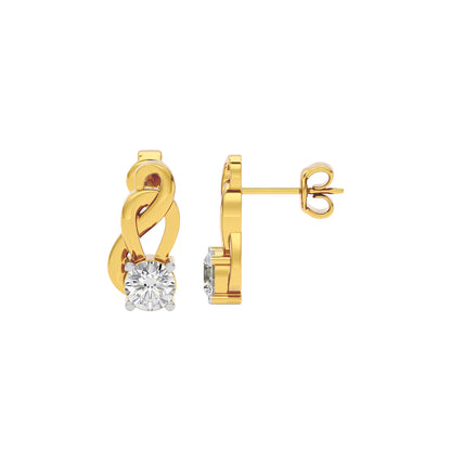Eterna Eclat Diamond Earrings 18 KT / Yellow Gold