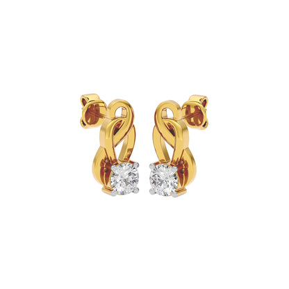 Eterna Eclat Diamond Earrings 18 KT / Yellow Gold