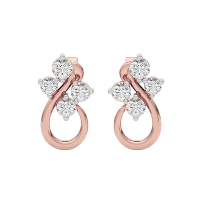 Refined Radiance Diamond Earrings