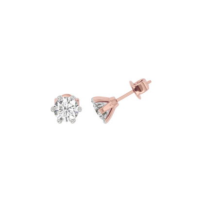 Celestial Mist Diamond Earring 18 KT / Rose Gold