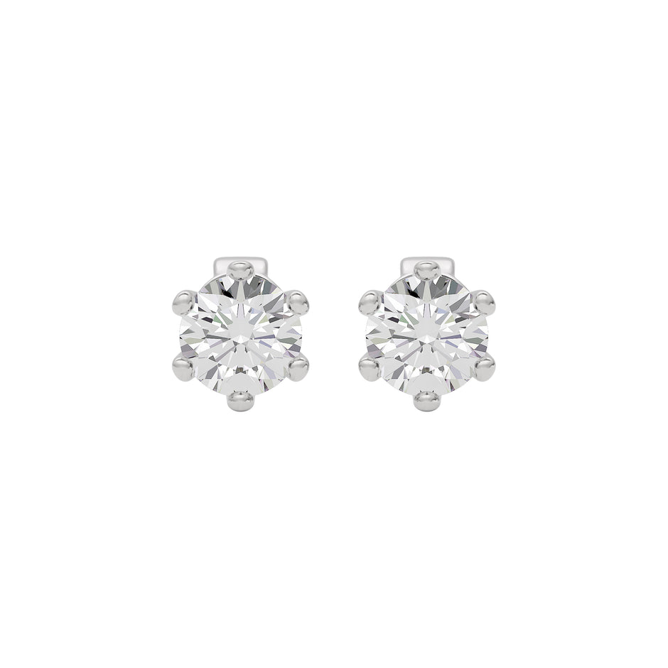 Celestial Mist Diamond Earring 18 KT / White Gold